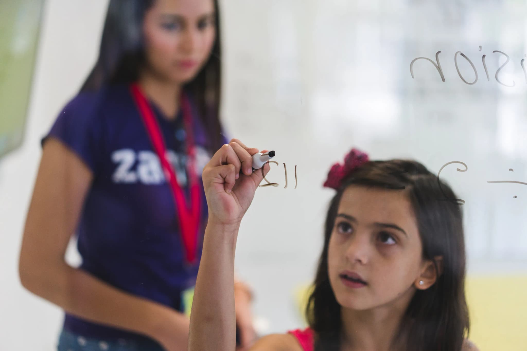 student in hive of thinkrs math class in Miami