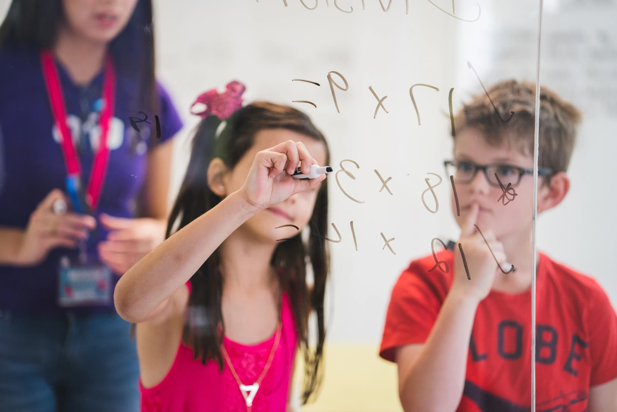 hive of Thinkrs math tutoring students